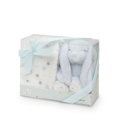 Set Manta y Peluche Conejito de Interbaby