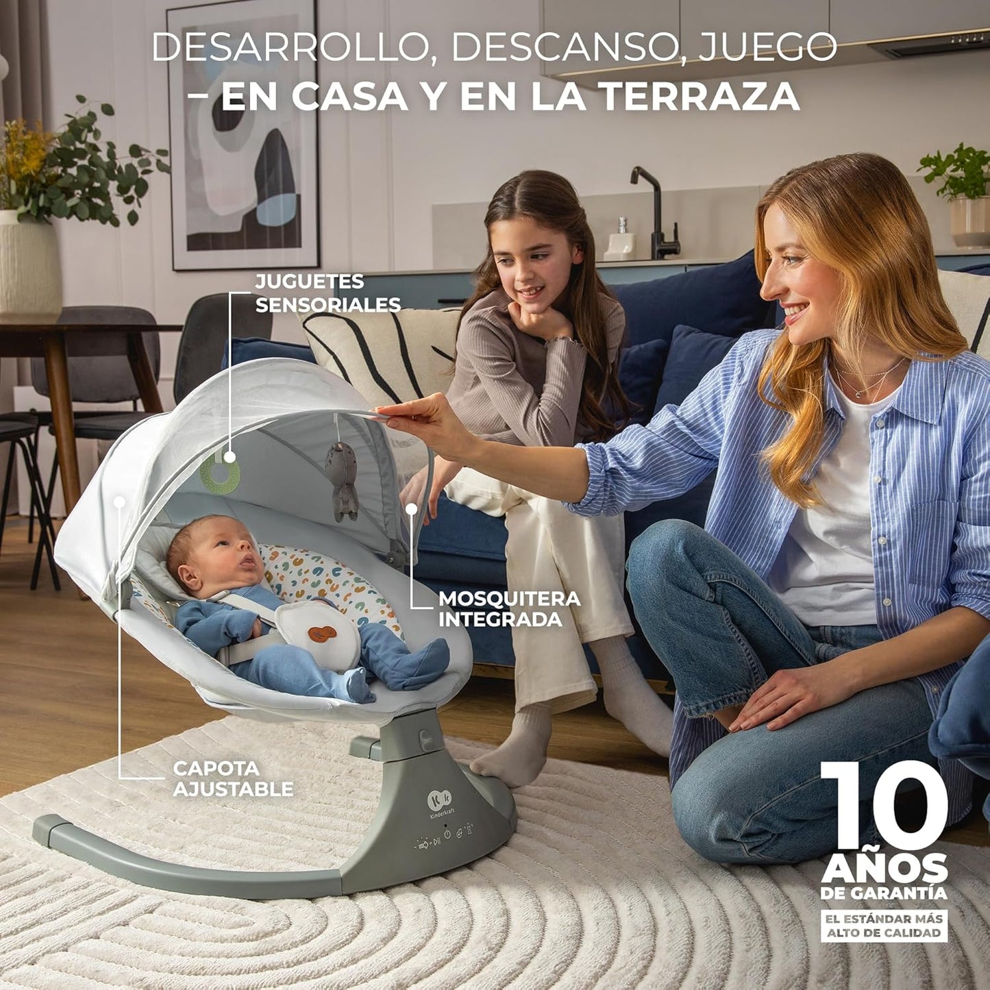 Kinderkraft - Lumi 2 Bouncer - Balanço Elétrico 