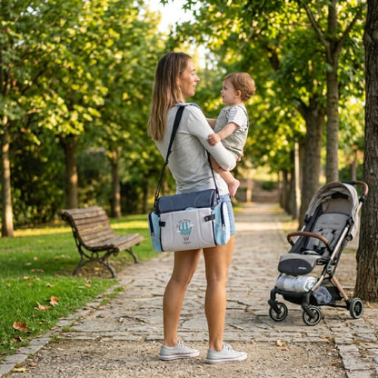 Trona Portátil Bebé 3 en 1: Asiento, mochila y bandolera de Olmitos