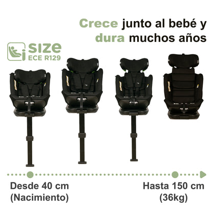 Cadeirinha de carro evolutiva Olmitos SIENA I-SIZE 40-150 cm