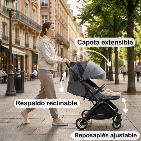 Silla de Paseo Autofold Compacta URBANY de Twinly