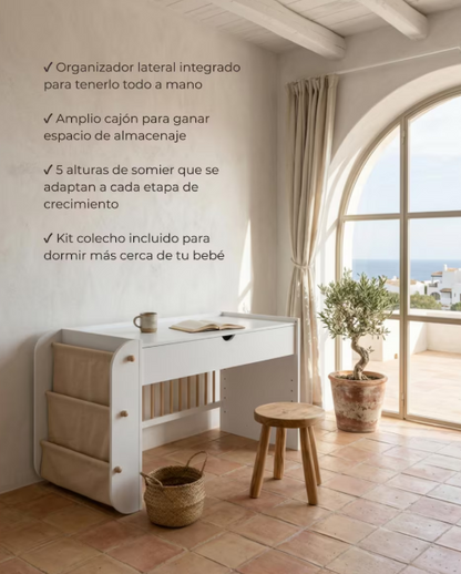 Cuna evolutiva 120×60- Salónica de MICUNA