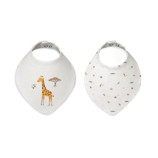 Pack 2 Baberos Bandana Savanna de Interbaby