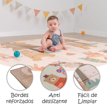 Alfombra de juegos plegable para bebé de Olmitos