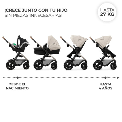 Carrinho de bebê conversível Kinderkraft MOOV2 AIR 3 em 1