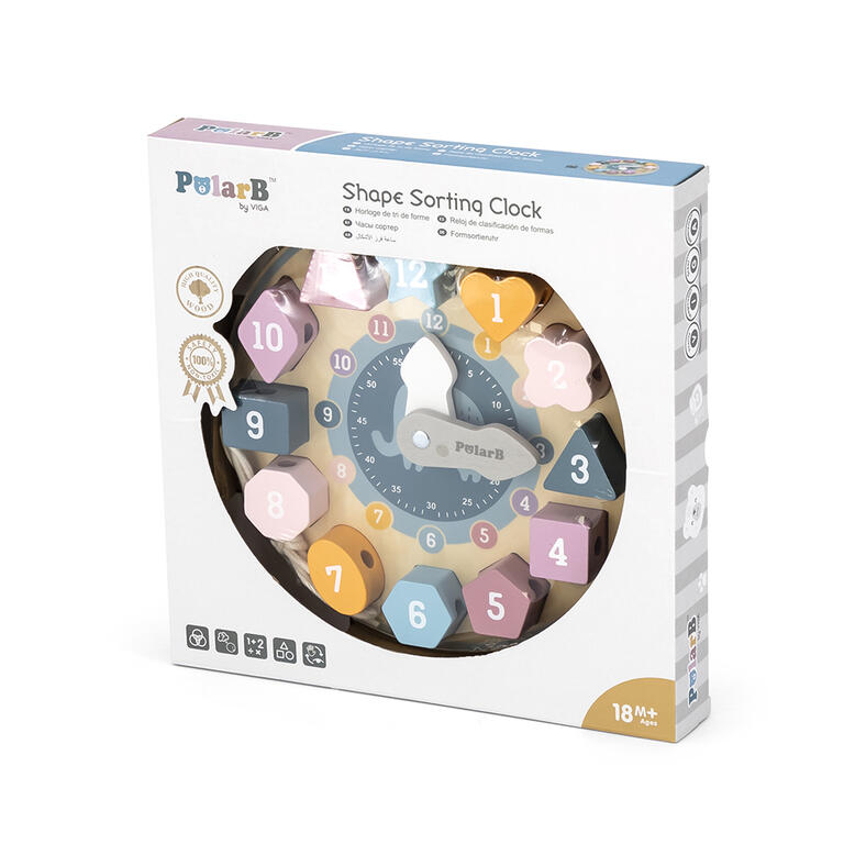Reloj de Formas de Madera PolarB - Olmitos