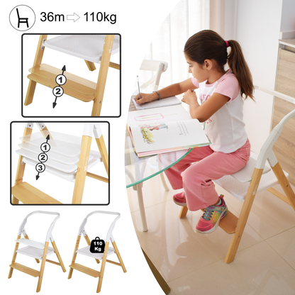 Cadeira alta multifuncional Alaia 5 em 1 da Twinly 