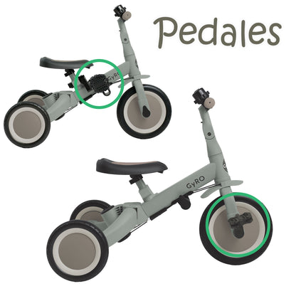 Triciclo Evolutivo de Bebé 5 en 1 GYRO de Olmitos