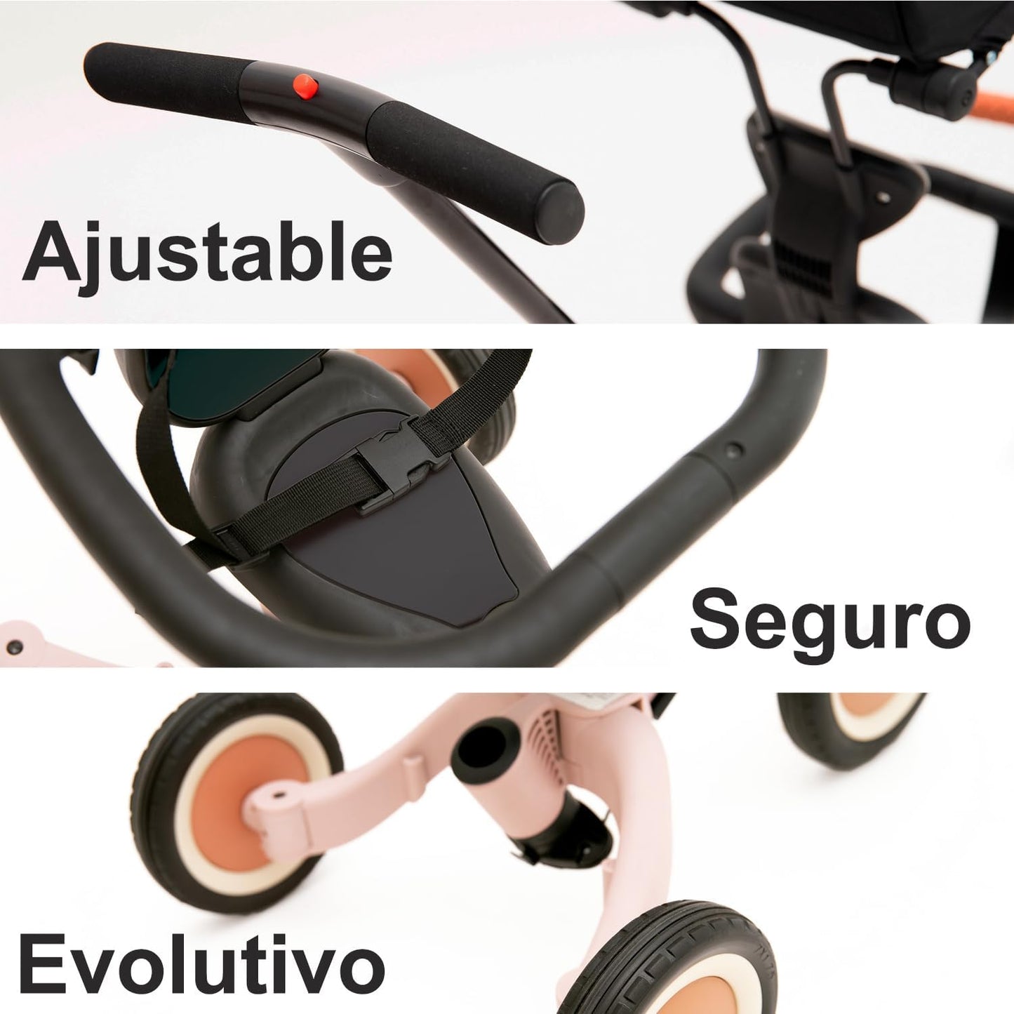 Triciclo Evolutivo de Bebé 5 en 1 GYRO+ de Olmitos