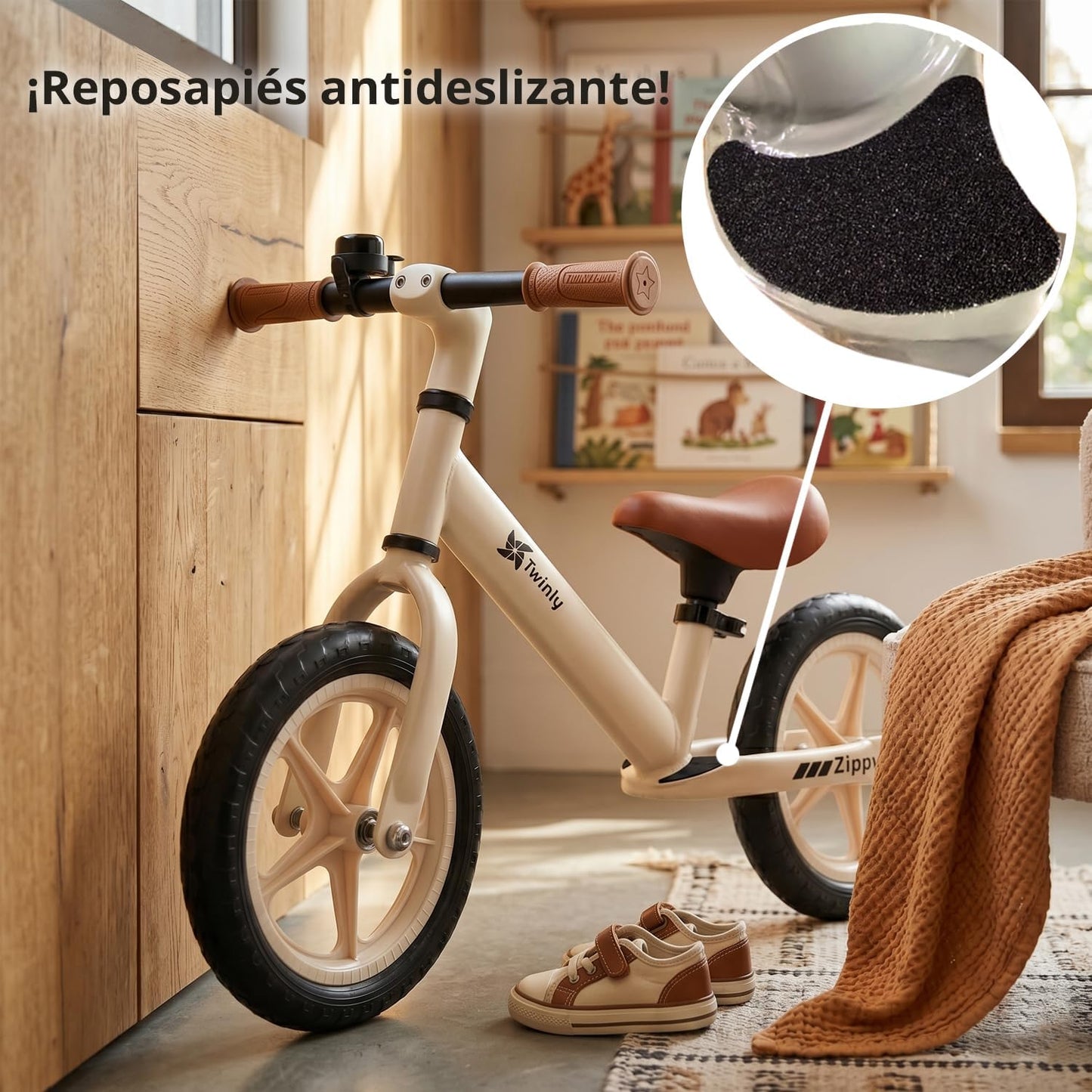 Bicicleta de Equilibrio Infantil sin pedales Zippy de Twinly