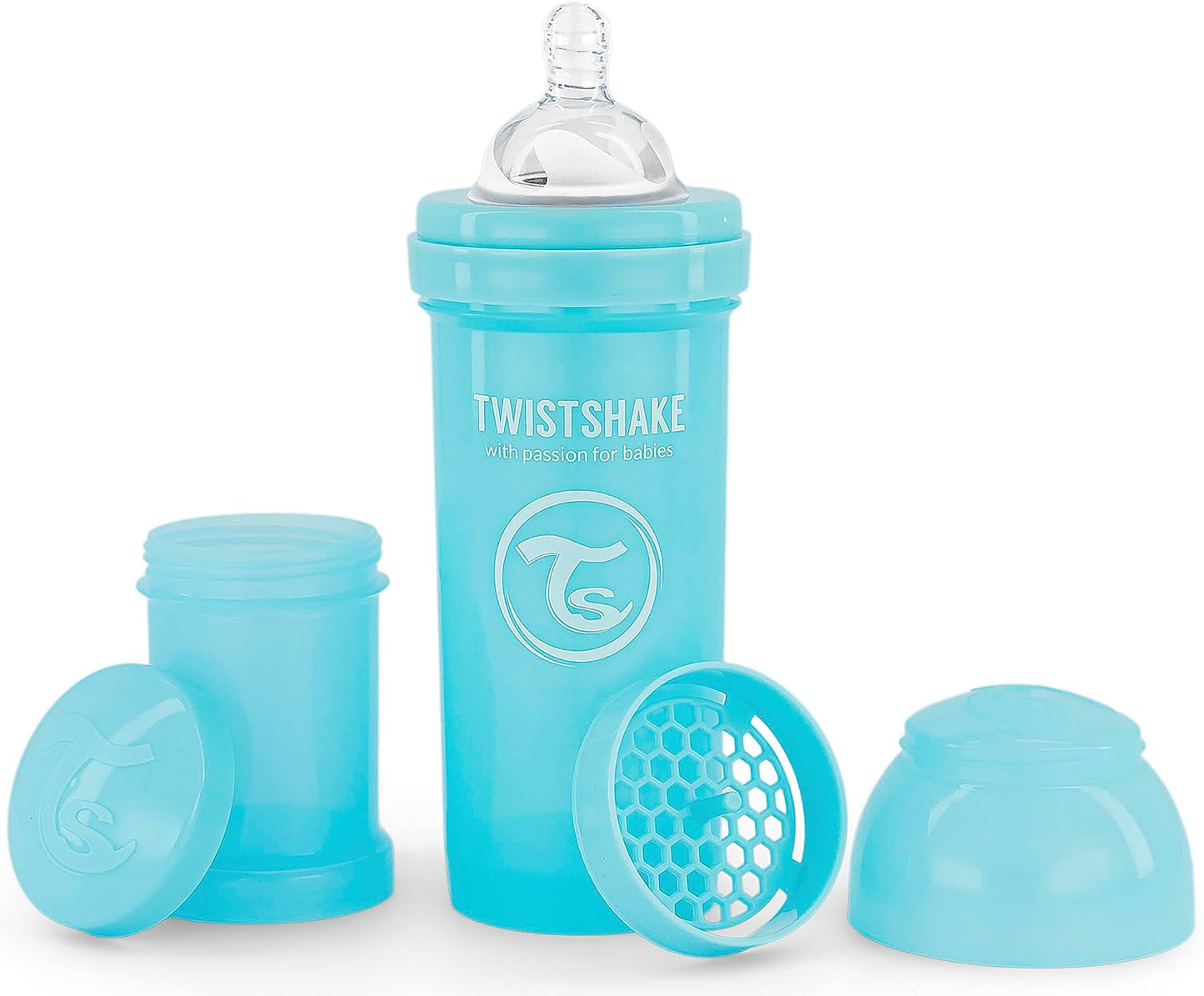Frasco anticólica tudo em um 260ml da Twistshake 