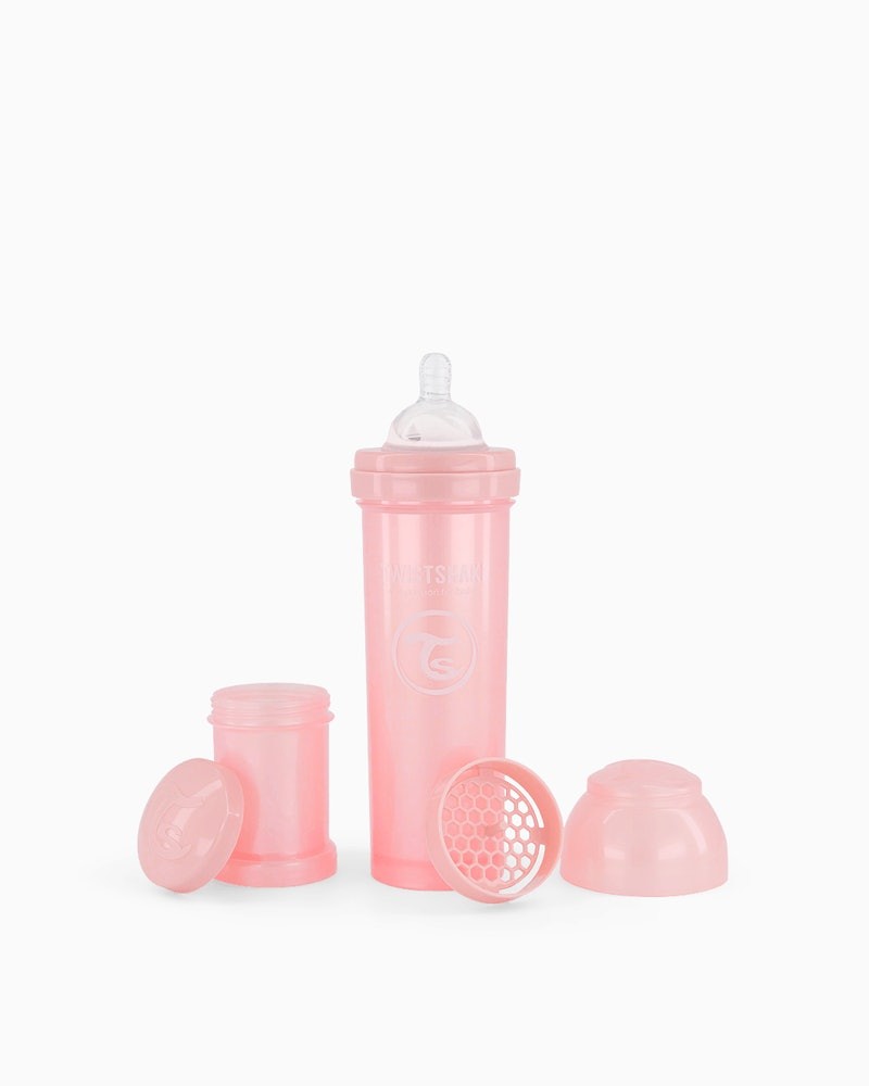 Tudo em um frasco anticólica 330ml da Twistshake
