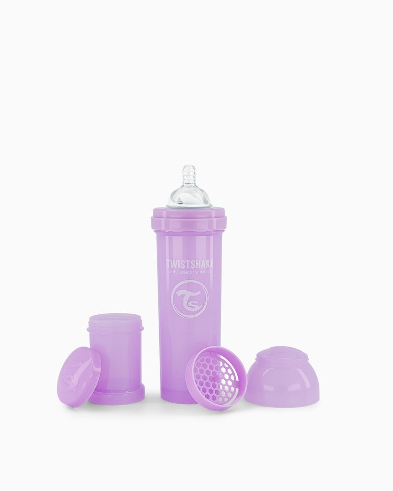Tudo em um frasco anticólica 330ml da Twistshake