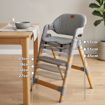 Trona Evolutiva 2 en 1 Valen, Convertible en Silla Infantil de Twinly