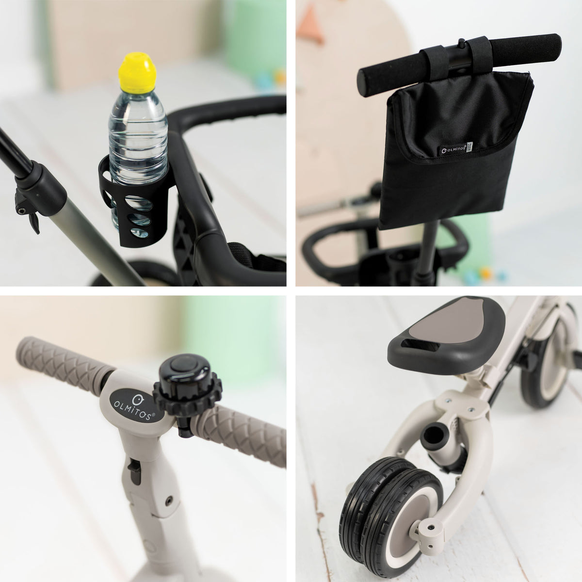 Triciclo Evolutivo de Bebé 5 en 1 GYRO de Olmitos