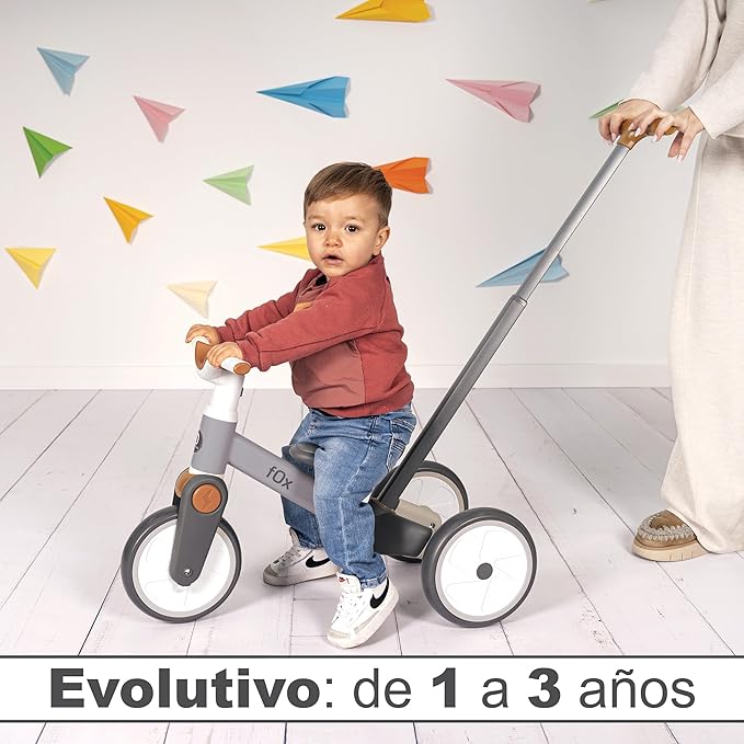 Triciclo Evolutivo para Bebês Olmitos Fox 5 em 1