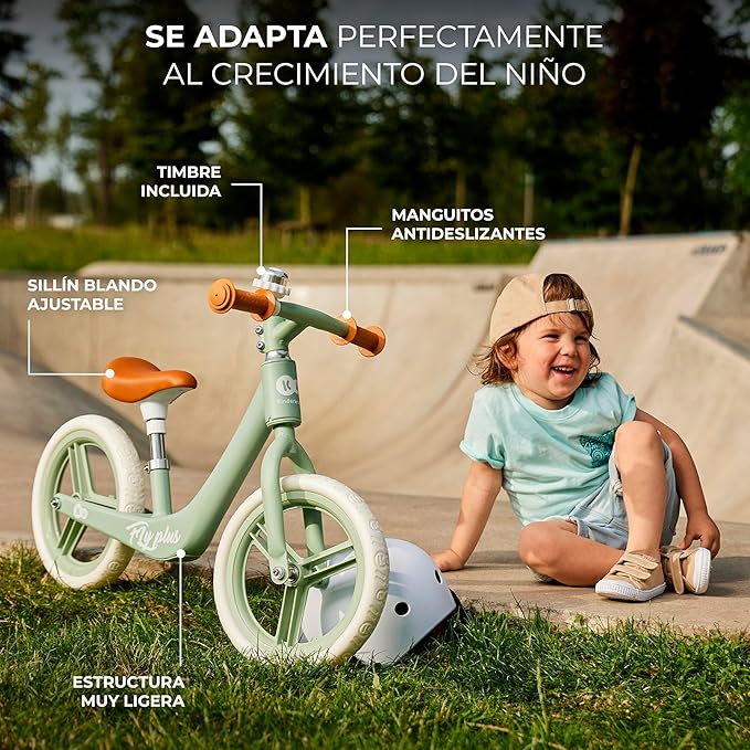 Bicicleta sin Pedales FLY PLUS 2 de Kinderkraft