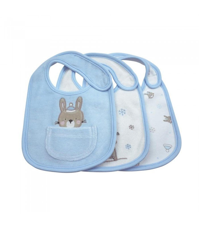 Pacote de Babadores com Bolso 3 unidades da Olmitos