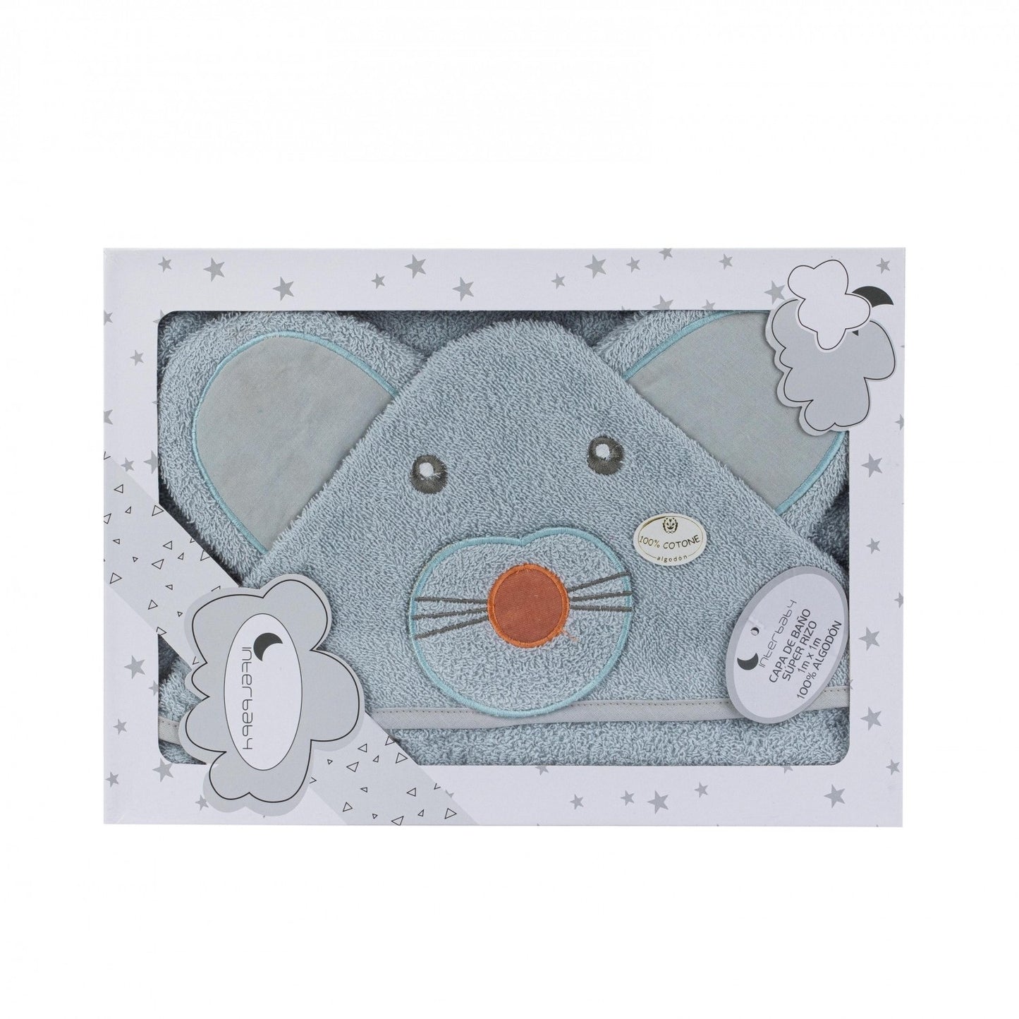 Capa maxi de banho com orelhas de rato Interbaby