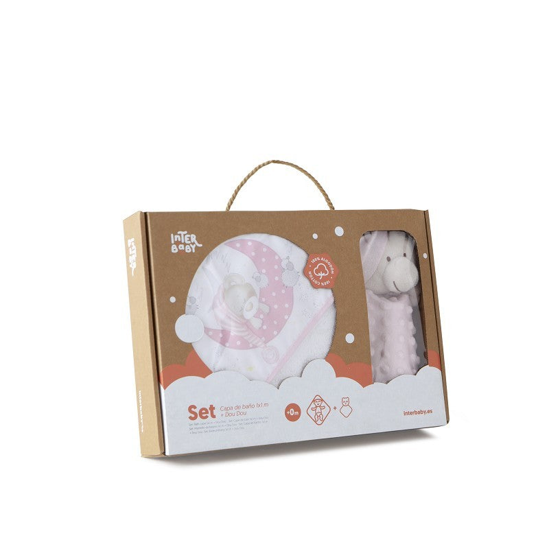 Conjunto de capa de banho e ducha Interbaby Bear 