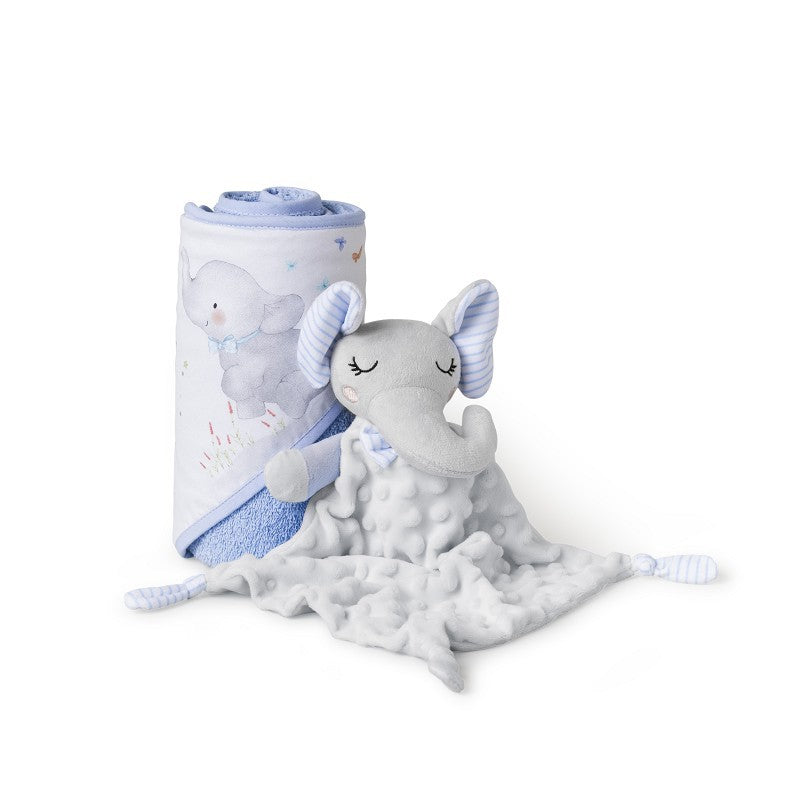 Capa de Banho Elefante Interbaby + Conjunto Doudou 