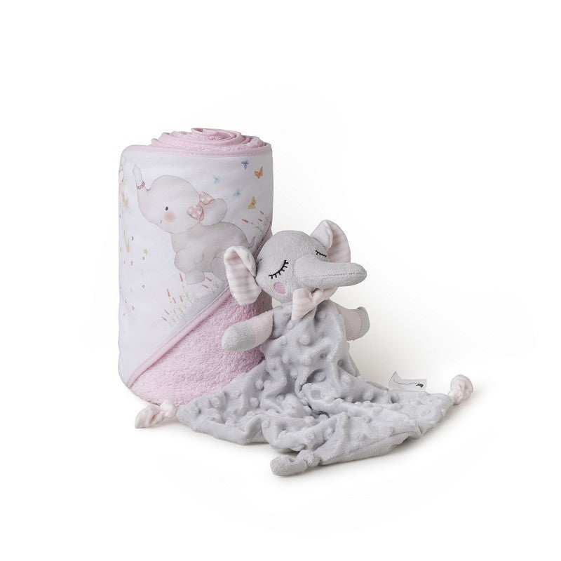 Capa de Banho Elefante Interbaby + Conjunto Doudou 