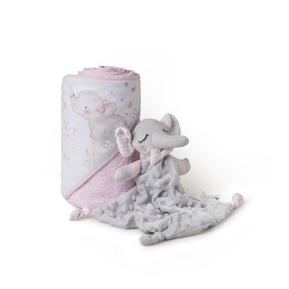 Capa de Banho Elefante Interbaby + Conjunto Doudou 
