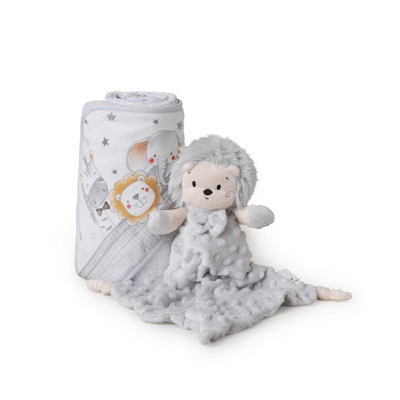 Capa de Banho Interbaby Hedgehog + Conjunto Doudou 