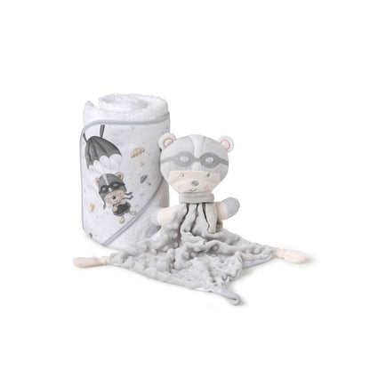 Capa de Banho Paraquedista Interbaby + Conjunto Doudou 