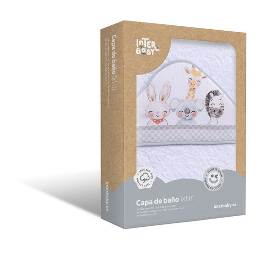 Capa de banho Terry aquarela Interbaby 