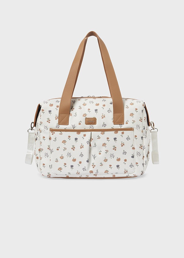 Bolsa maternidade com cesta estampada Mayoral 