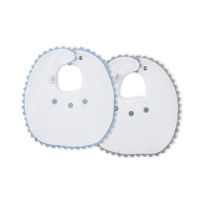 Pack 2 Baberos 3 Puntos de Interbaby