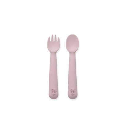 Colher e Garfo de Silicone Inerbaby