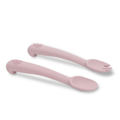 Colher e Garfo de Silicone Inerbaby