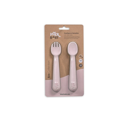Colher e Garfo de Silicone Inerbaby