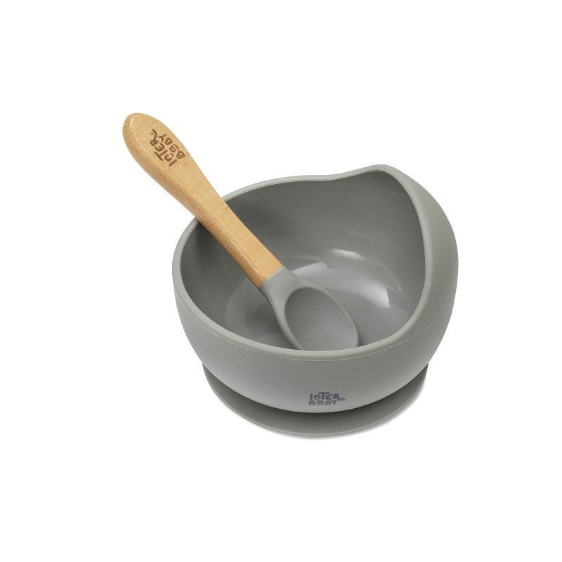 Tigela de Silicone Interbaby com Ventosa + Colher