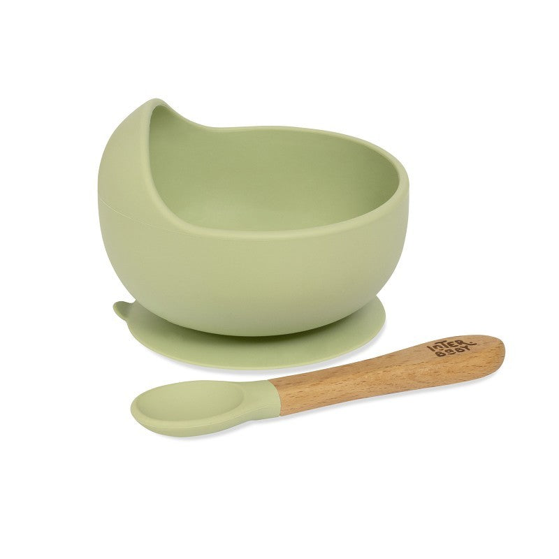 Tigela de Silicone Interbaby com Ventosa + Colher