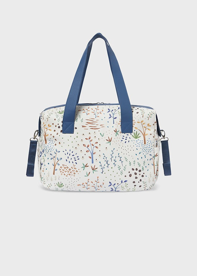 Bolsa maternidade com cesta estampada Mayoral 