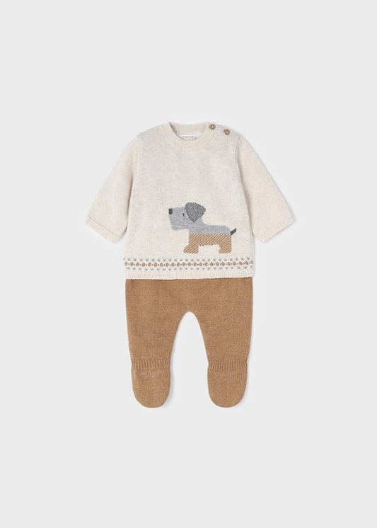 Conjunto de polainas em tricô Mayoral ECOFRIENDS 