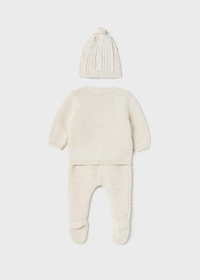 Conjunto Polaina y Gorro de tricot  ECOFRIENDS de Mayoral