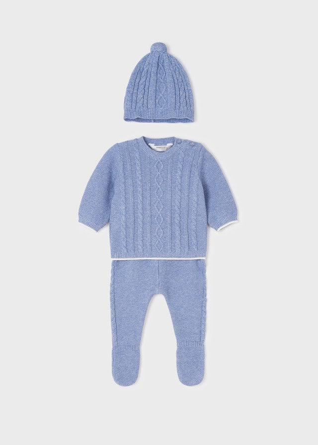 Conjunto Polaina y Gorro de tricot  ECOFRIENDS de Mayoral