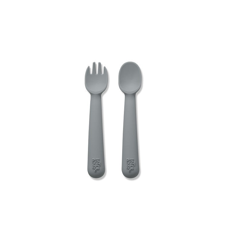 Colher e Garfo de Silicone Inerbaby