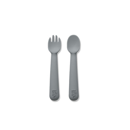 Colher e Garfo de Silicone Inerbaby