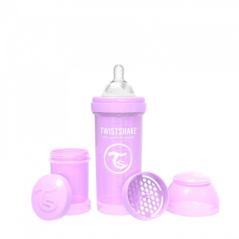 Frasco anticólica tudo em um 260ml da Twistshake 