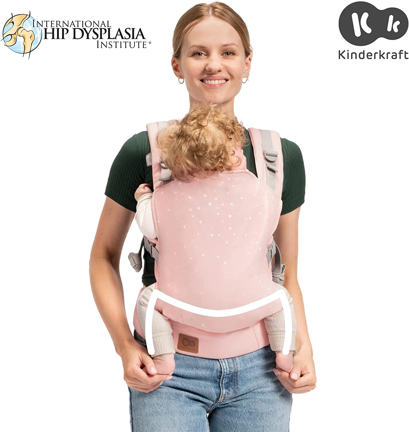 Mochila porta-bebês Kinderkraft NINO Confetti