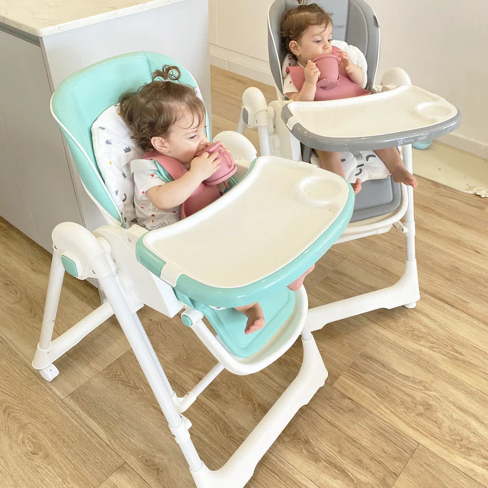 Cadeira alta multifuncional 3 em 1 Twinly Movity Pro com balanço e cadeira de balanço