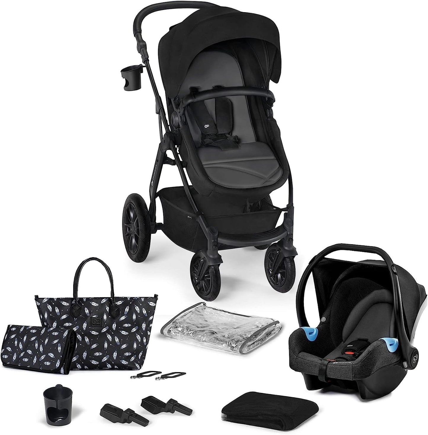 Carrinho de bebê 3 em 1 Kinderkraft XMOOV 2023 