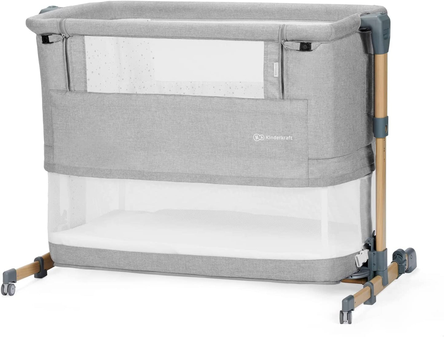 Mini-berço co-leito evolutivo SIDE2BED da Kinderkraft 