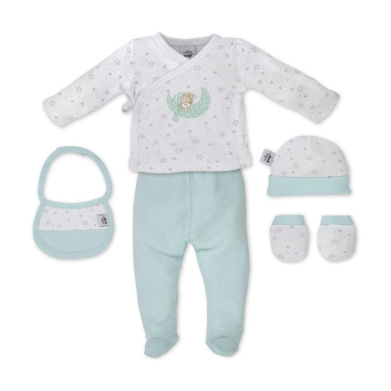 Conjunto de primeira utilização Interbaby Sleep Bear 5 peças