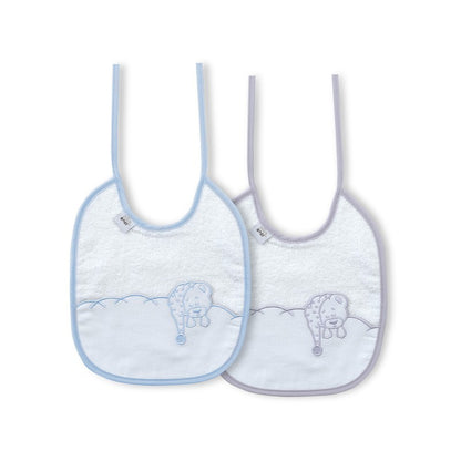 Pacote de 2 babadores Sleepy Bear da Interbaby